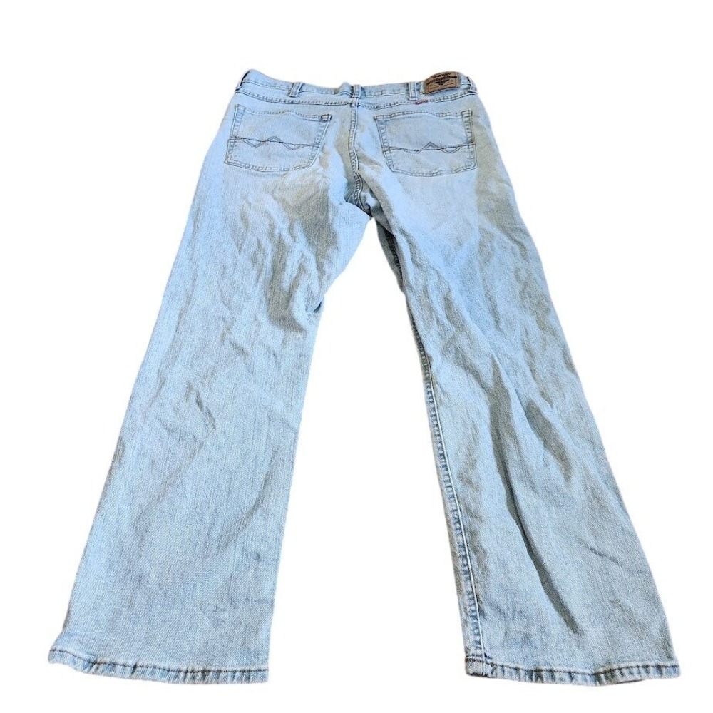 Wrangler Relaxed Boot Light Wash High Rise Denim Jeans Blue Size 4 373 - Picture 3 of 6
